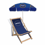 Dakota cadeau publicitaire entreprise personnalisé nivea-parasol-et-transat