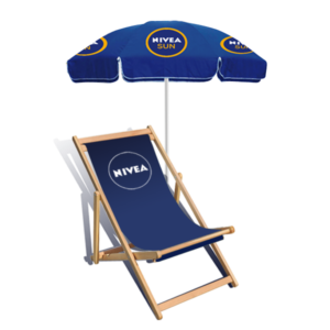 Dakota cadeau publicitaire entreprise personnalisé nivea-parasol-et-transat