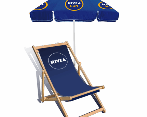 Dakota cadeau publicitaire entreprise personnalisé nivea-parasol-et-transat