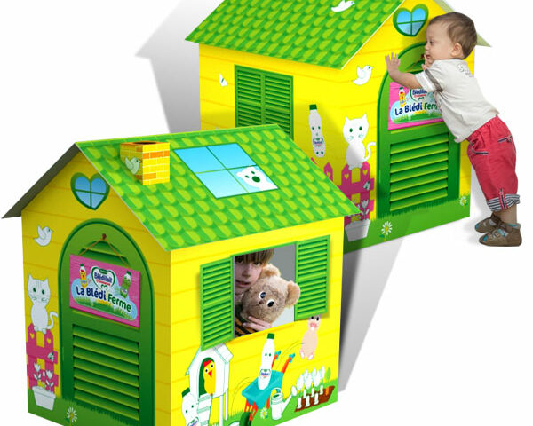 crea-cabane-bledina-créateur d'objets publicitaires-enfant-Dakota pub