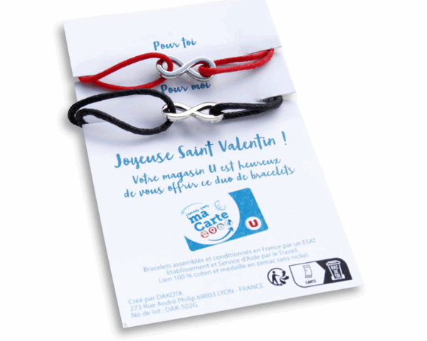 SuperU bracelets-créateur d'objets publicitaires-goodies-Dakota pub